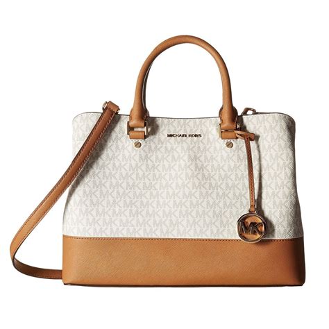 michael kors canvas satchel|michael kors satchel savannah.